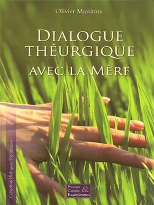 cover image of Dialogue théurgique avec la mère